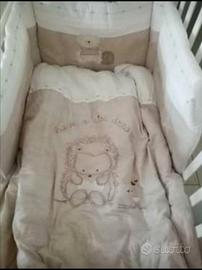 Trapunta per lettino prenatal neonato + paracolpi