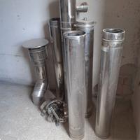 Tubi inox per scarico fumi diametro  130