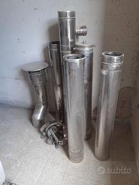 Tubi inox per scarico fumi diametro  130