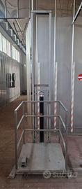 Pedana elettrica a pistone in acciaio inox