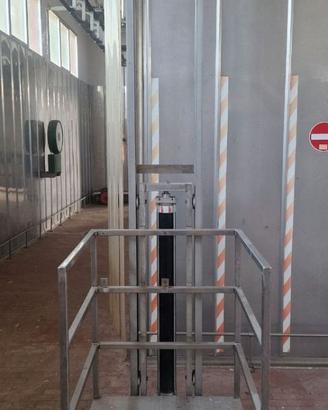 Pedana elettrica a pistone in acciaio inox