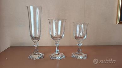 Bicchieri di cristallo, servizio da 12 (36 pz)
