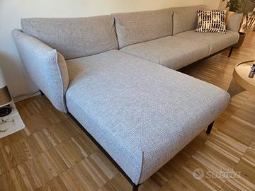 Divano IKEA ÄPPLARYD 3 posti grigio smontabile 