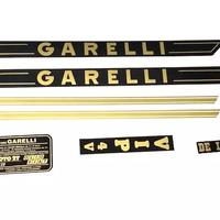 GARELLI VIP 4 DE LUXE 4V kit ADESIVI NERO E ORO