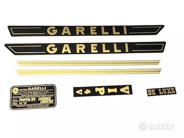 GARELLI VIP 4 DE LUXE 4V kit ADESIVI NERO E ORO