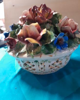 centrotavola in ceramica