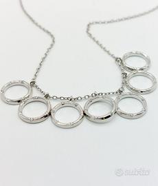 Girocollo con ciondoli in oro 18 kt e diamanti