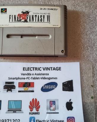 8458N-Final Fantasy VI 6 Japan SNES Super Famicom