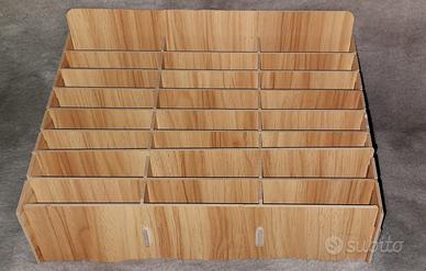 Organizzatore porta telefoni legno scomparti uf