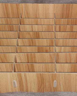 Organizzatore porta telefoni legno scomparti uf