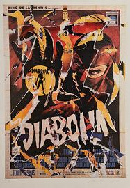 Mimmo Rotella, Diabolik, seridecollage 100x70 