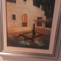 quadro di stramaglia ad olio