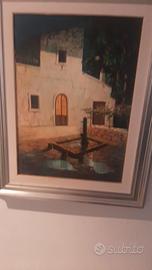 quadro di stramaglia ad olio