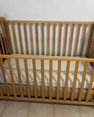 Lettino bambini con materasso