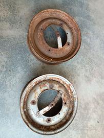 2 cerchio Fiat 500 F L storica da restaurare