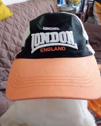Cappello con visiera pubblicitario vintage London