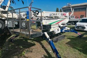 Piattaforma aerea cingolata Cela DT 22 con sbarco 