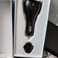 cuffia Bluetooth con caricabatterie da auto