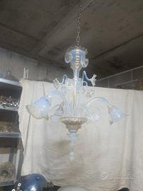 lampadario in vetro di murano 