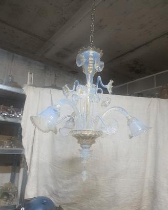 lampadario in vetro di murano 