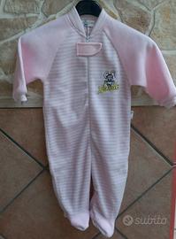 pigiama pigiamone tutina pagliaccetto in pile bamb