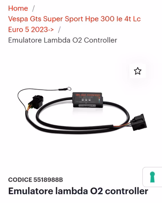 Centralina Malossi Accessori per Vespa gts 250/300