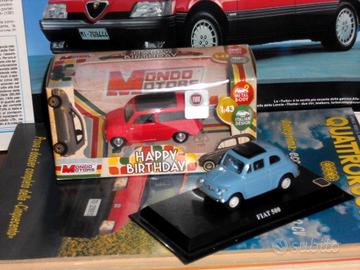 Modellino Fiat 500 rossa 1:32 Welly » Garage Retrò Ricambi