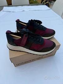 Clarks DashLite Jazz Sneakers Donna Bordeaux Blu