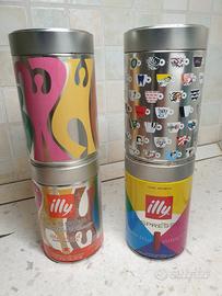 barattoli caffe illy
