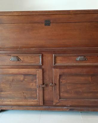 Madia rustica in Pino fine '800 originale