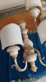 coppia di applique 