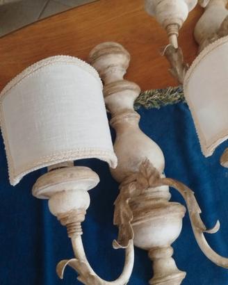 coppia di applique 