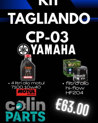 KIT TAGLIANDO YAMAHA CP-03 MT-09 TRACER T.T. OLIO 