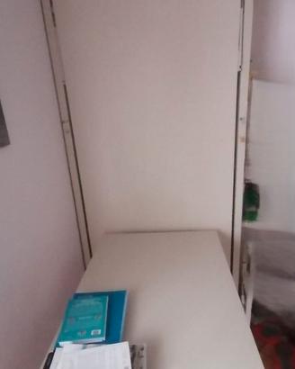 Letto a Scomparsa con Ampia Scrivania + Materasso