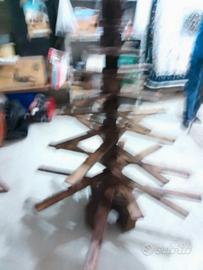 albero di natale artigianale e porte complete 