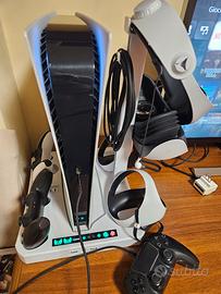 Ps5 digital +visore vr2+ base di ricarica