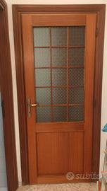 3 porte in legno e vetro per interno