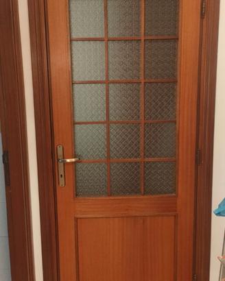3 porte in legno e vetro per interno