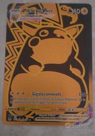 Carta Pokémon Pikachu Vmax Black and Gold 