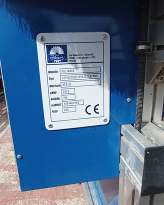 Spazzolatrice levigatrice