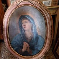 coppia dipinti ovali grandi 