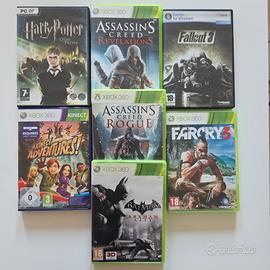 Lotto 7 Giochi Xbox 360 PC Completi Mixed PAL