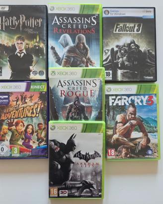 Lotto 7 Giochi Xbox 360 PC Completi Mixed PAL