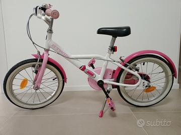 bici bimba decathlon 16' 4-6 anni