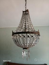 lampadario vintage a mongolfiera 