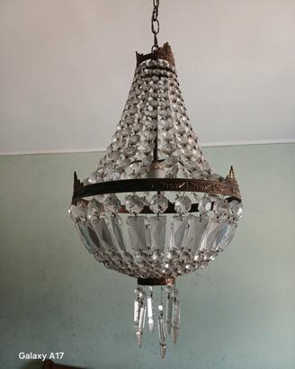 lampadario vintage a mongolfiera 