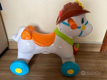 cavallo CHICCO a ruote e dondolo BABY RODEO
