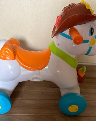 cavallo CHICCO a ruote e dondolo BABY RODEO
