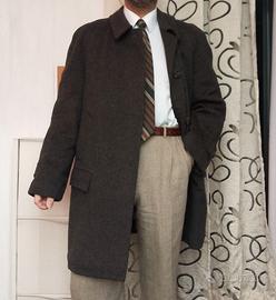 Loden Vintage '70 Cappotto Grigio in pura lana