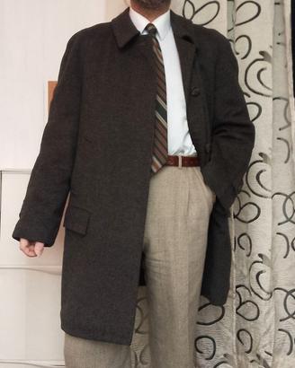 Loden Vintage '70 Cappotto Grigio in pura lana